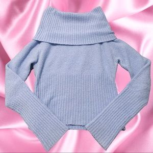 Vintage y2k periwinkle cropped sweater